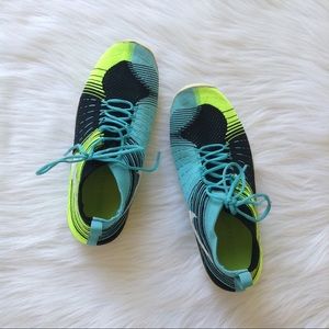 Electric Blue/Neon Green Nike Hyperfeels